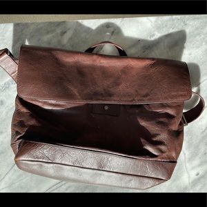 Jack Spade Leather Messenger Bag